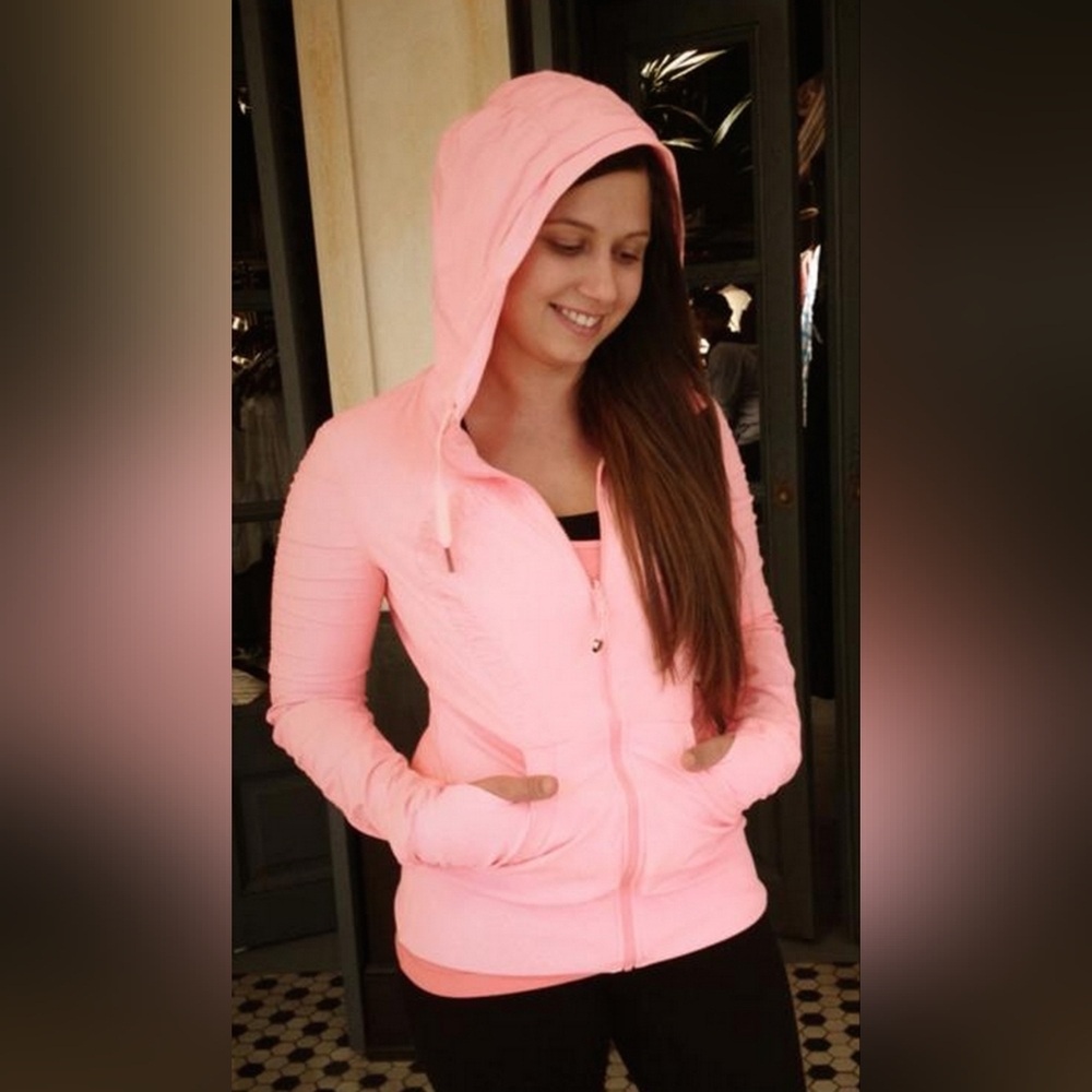 Lululemon Dance Studio Jacket III Bleached Coral Size 4